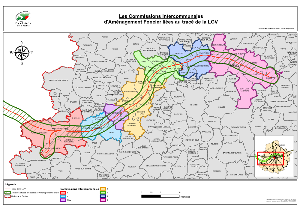 Les Commissions Intercommunales D'aménagement Foncier Liées Au Tracé De La LGV