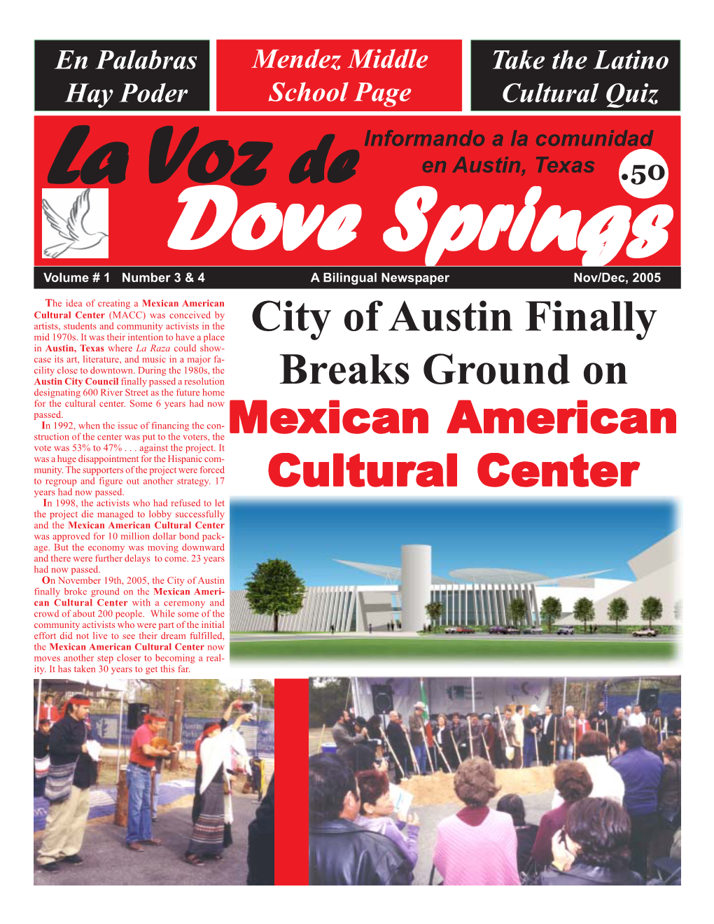 La Voz Dove Springs, Nov.Dec, 2005Internet.Pmd