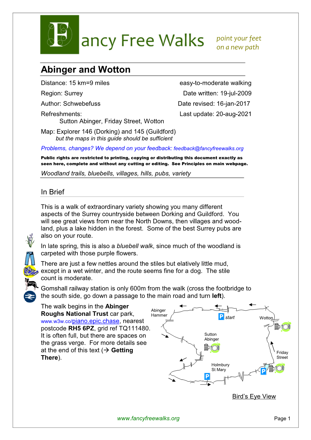 Abinger and Wotton