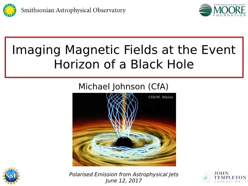 Imaging Magnetic Fields at the Event Horizon of a Black Hole