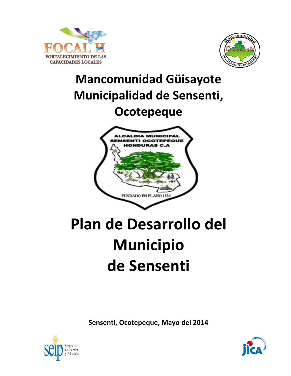 Plan De Desarrollo Del Municipio De Sensenti