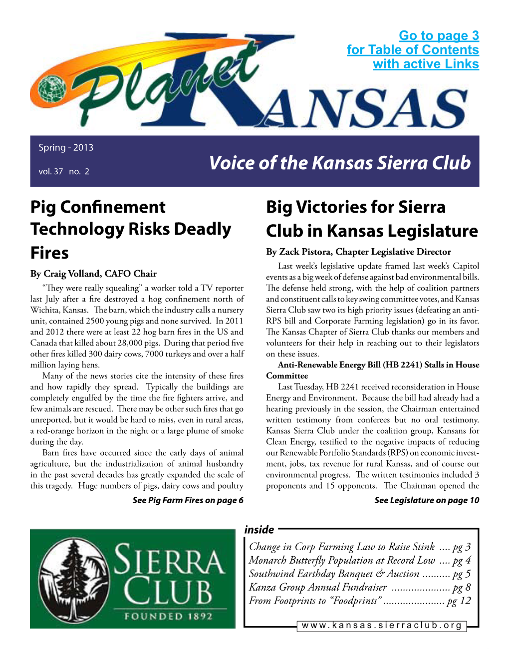 Voice of the Kansas Sierra Club