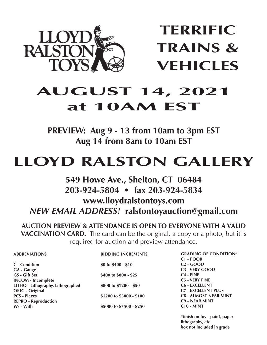 Terrific Trains & Vehicles Lloyd Ralston Gallery