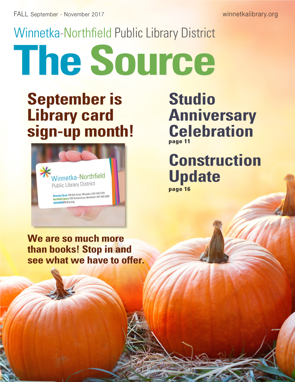Studio Anniversary Celebration Construction Update September Is