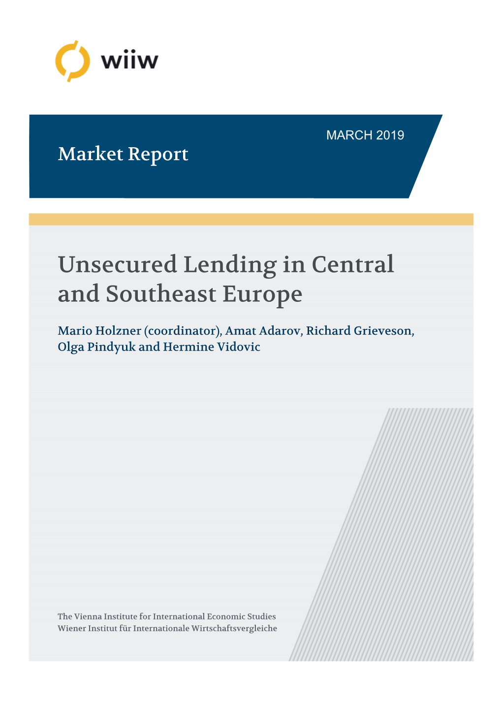Unsecured Lending in Central and Southeast Europe