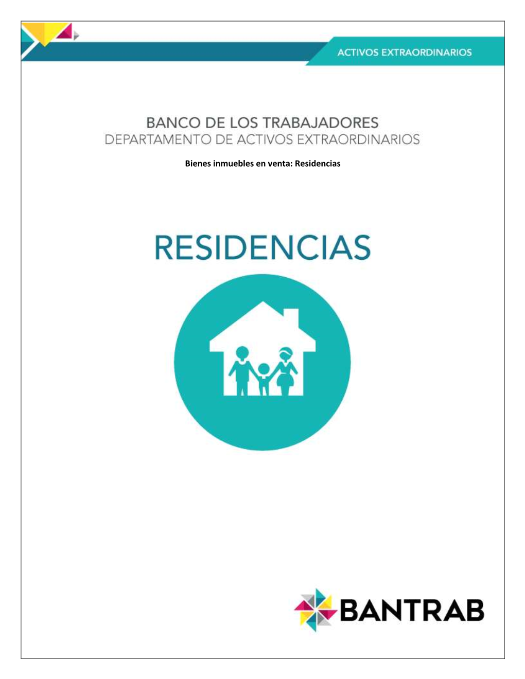 Bienes Inmuebles En Venta: Residencias