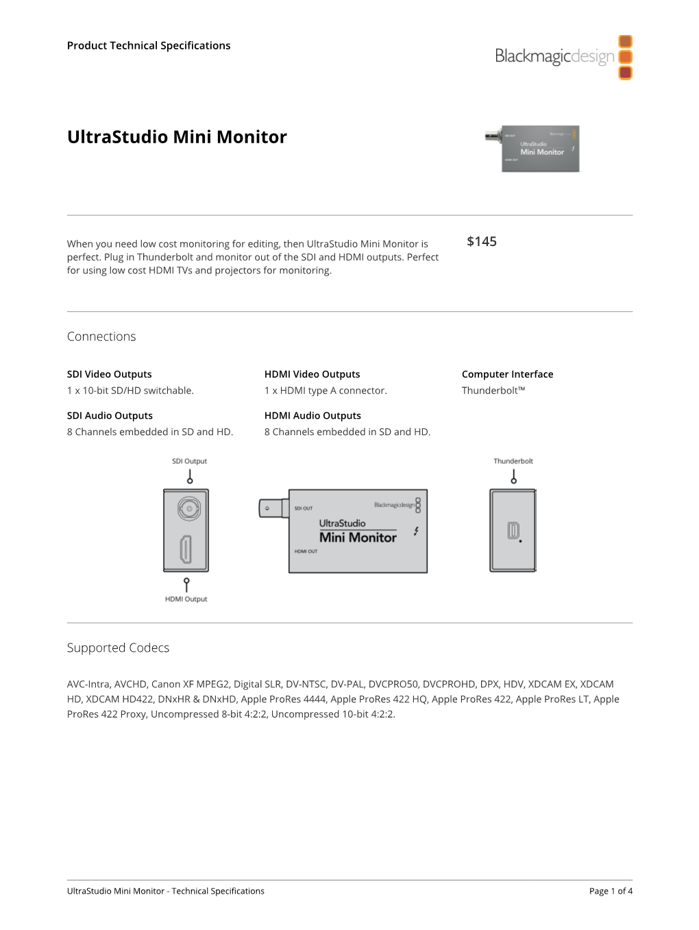 Ultrastudio Mini Monitor