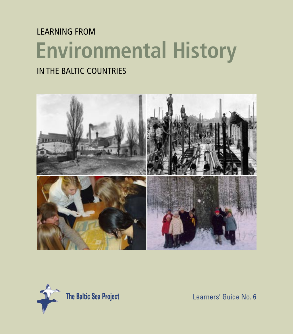 Environmental History in the BALTIC COUNTRIES