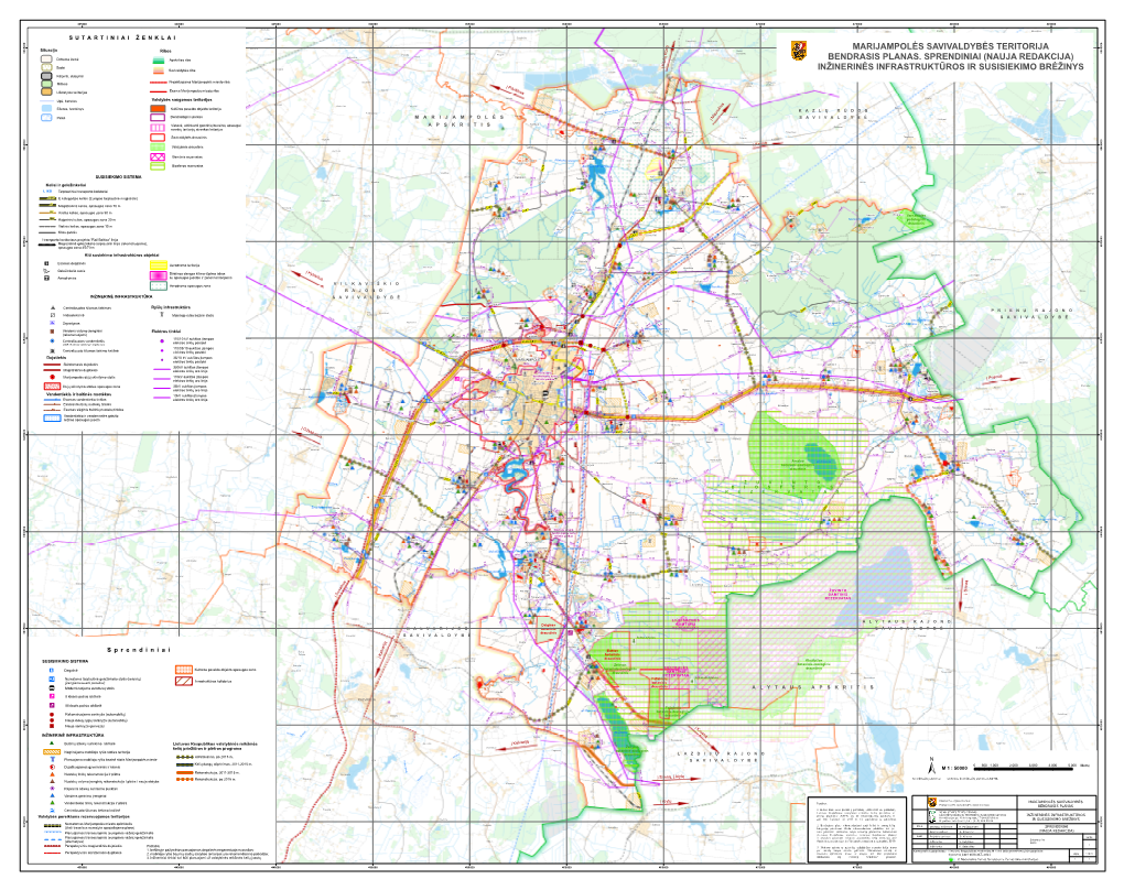 Marijampolės Savivaldybės Teritorija Bendrasis Planas. Sprendiniai (Nauja Redakcija) Inžinerinės Infrastruktūros Ir Susisie