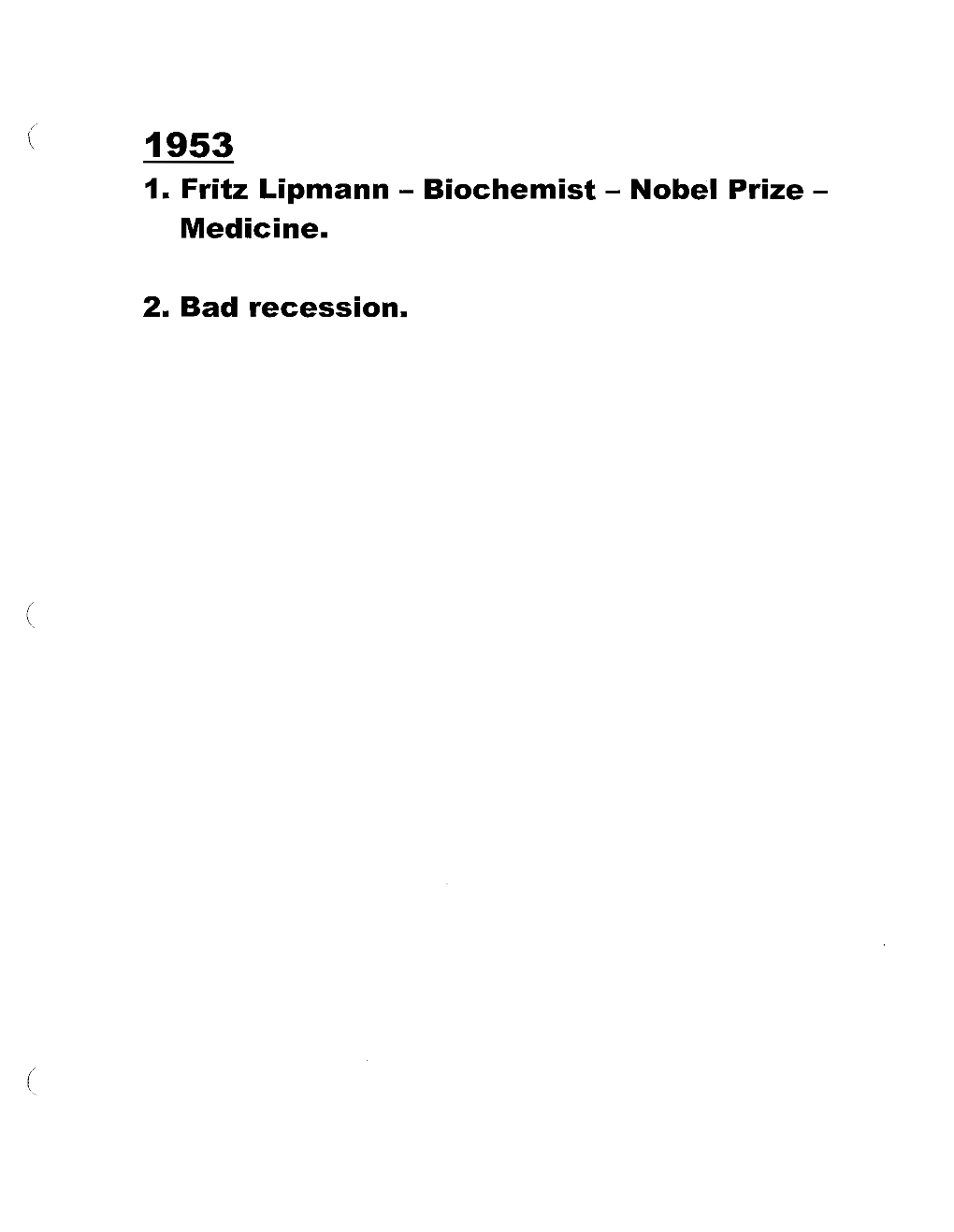 1. Fritz Lipmann - Biochemist - Nobel Prize - Medicine