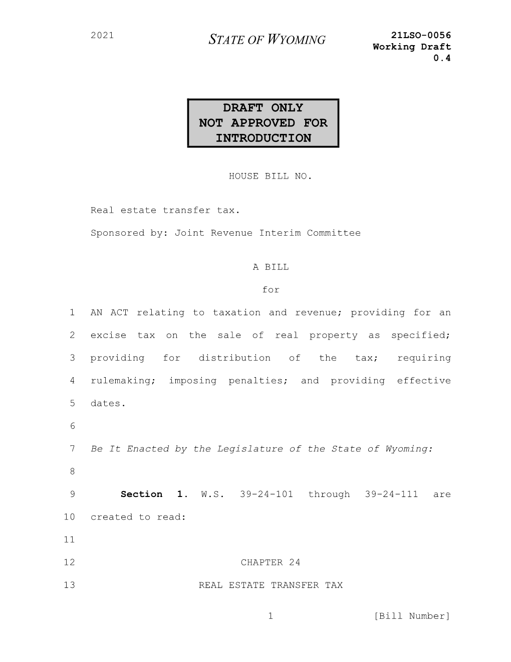 21LSO-0056 V0.4 Real Estate Transfer Tax