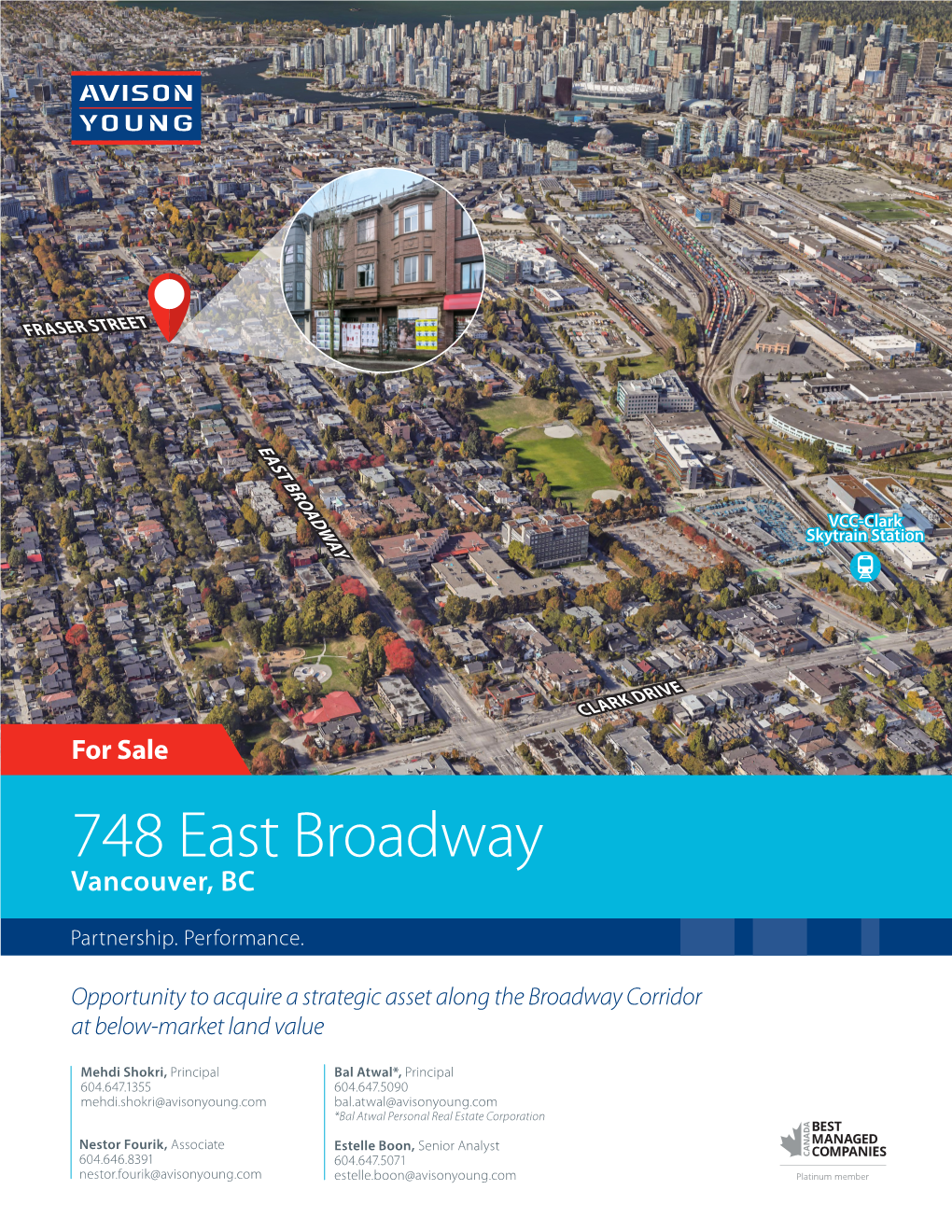 748 East Broadway Vancouver, BC