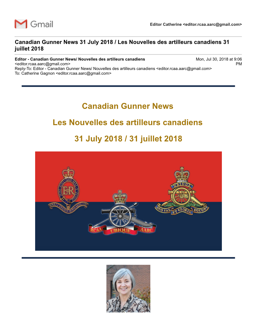 Canadian Gunner News Les Nouvelles Des Artilleurs Canadiens