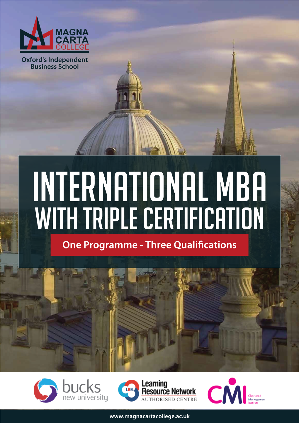With Triple Certification One Programme - Three Qualifications