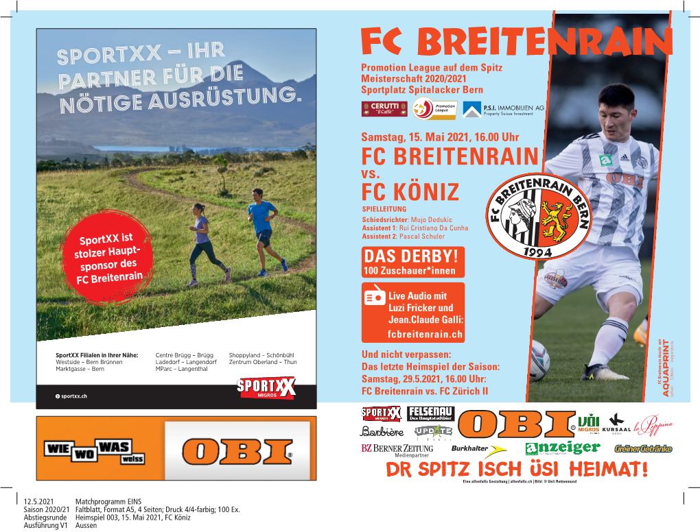 FC Breitenrain FC Köniz