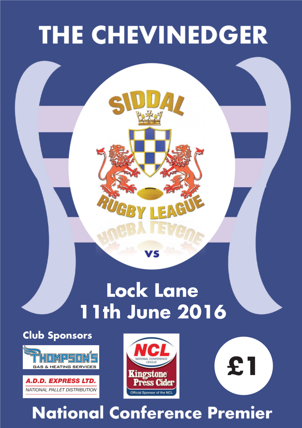 Lock Lane 11Th June 2016 Club Sponsors