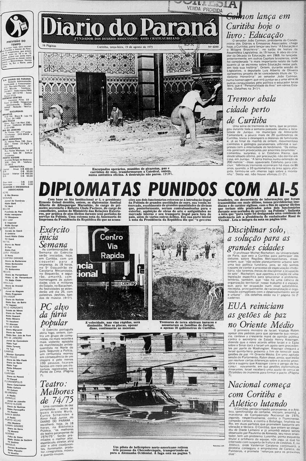 Diplomatas Punidos Com