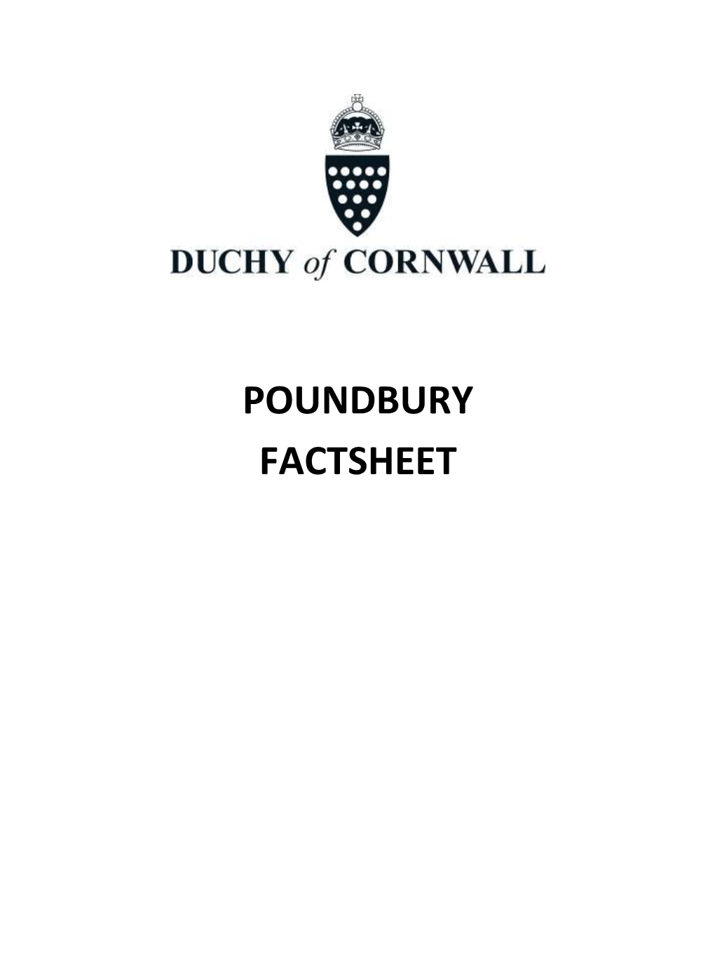 Poundbury Fact Sheet