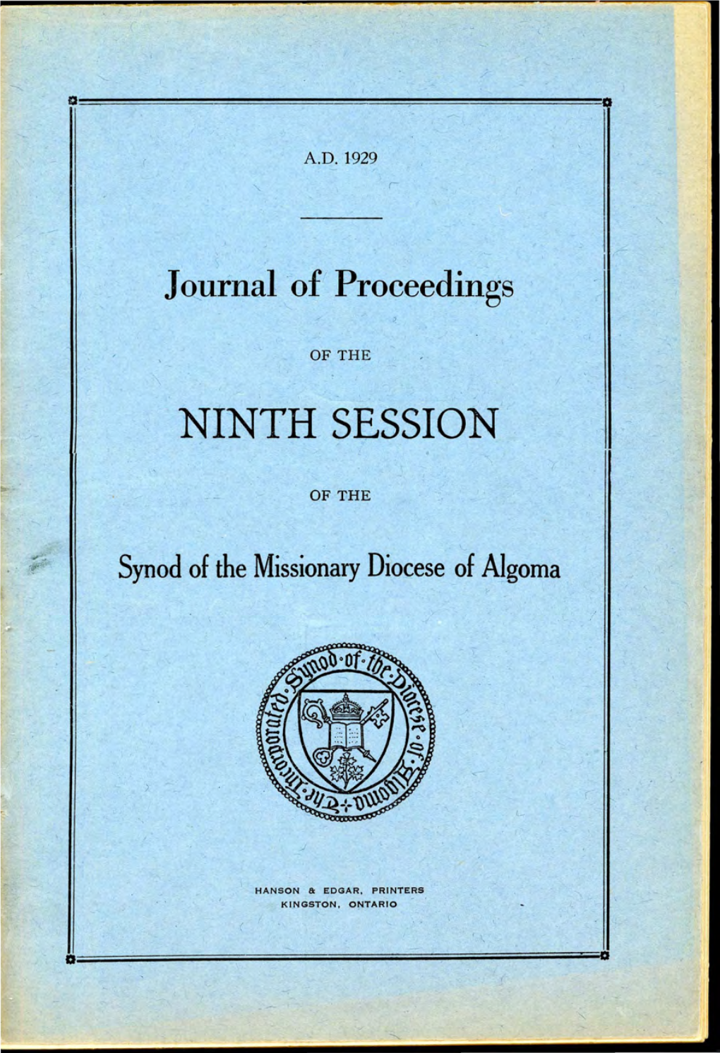 Ninth. Session