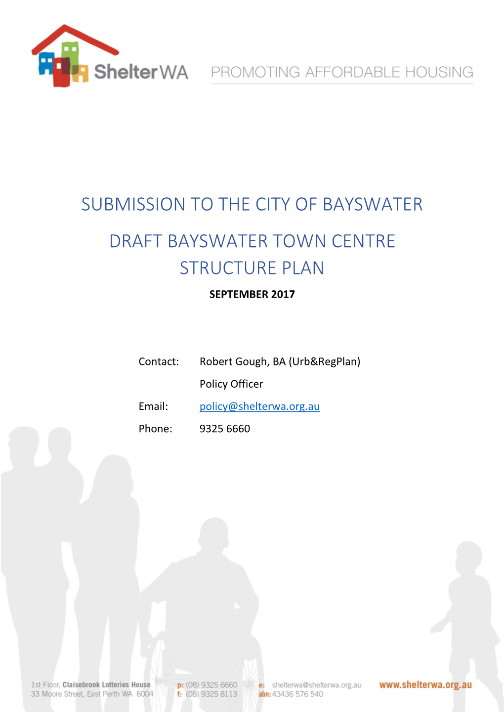 Submission to the City of Bayswater Draft Bayswater Town Centre Structure Plan September 2017