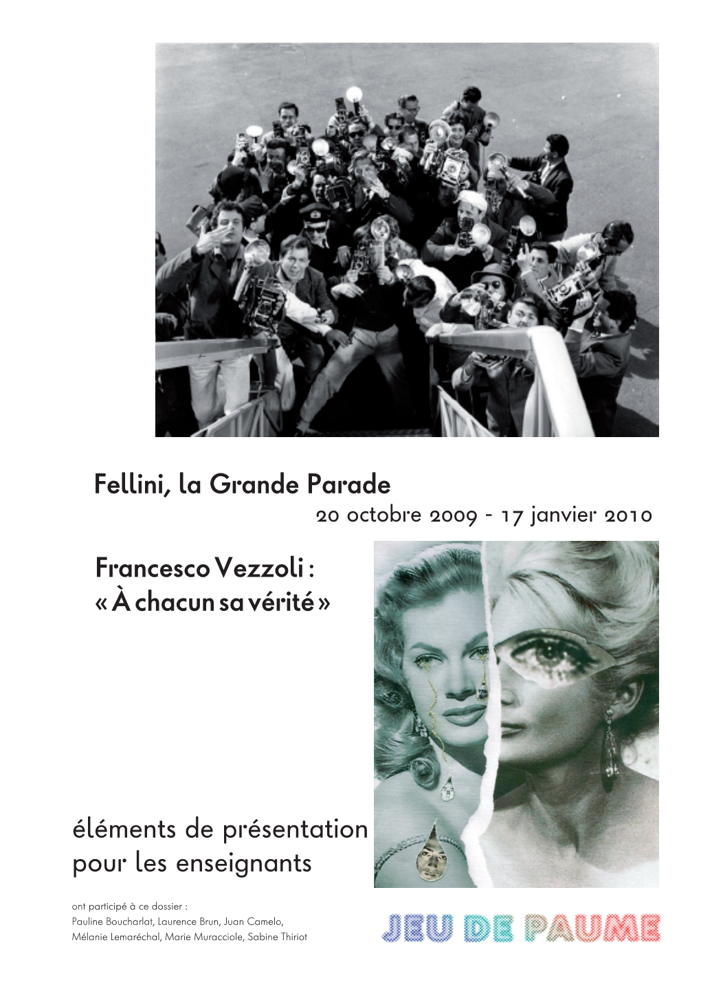 Éléments De Présentation Pour Les Enseignants Fellini