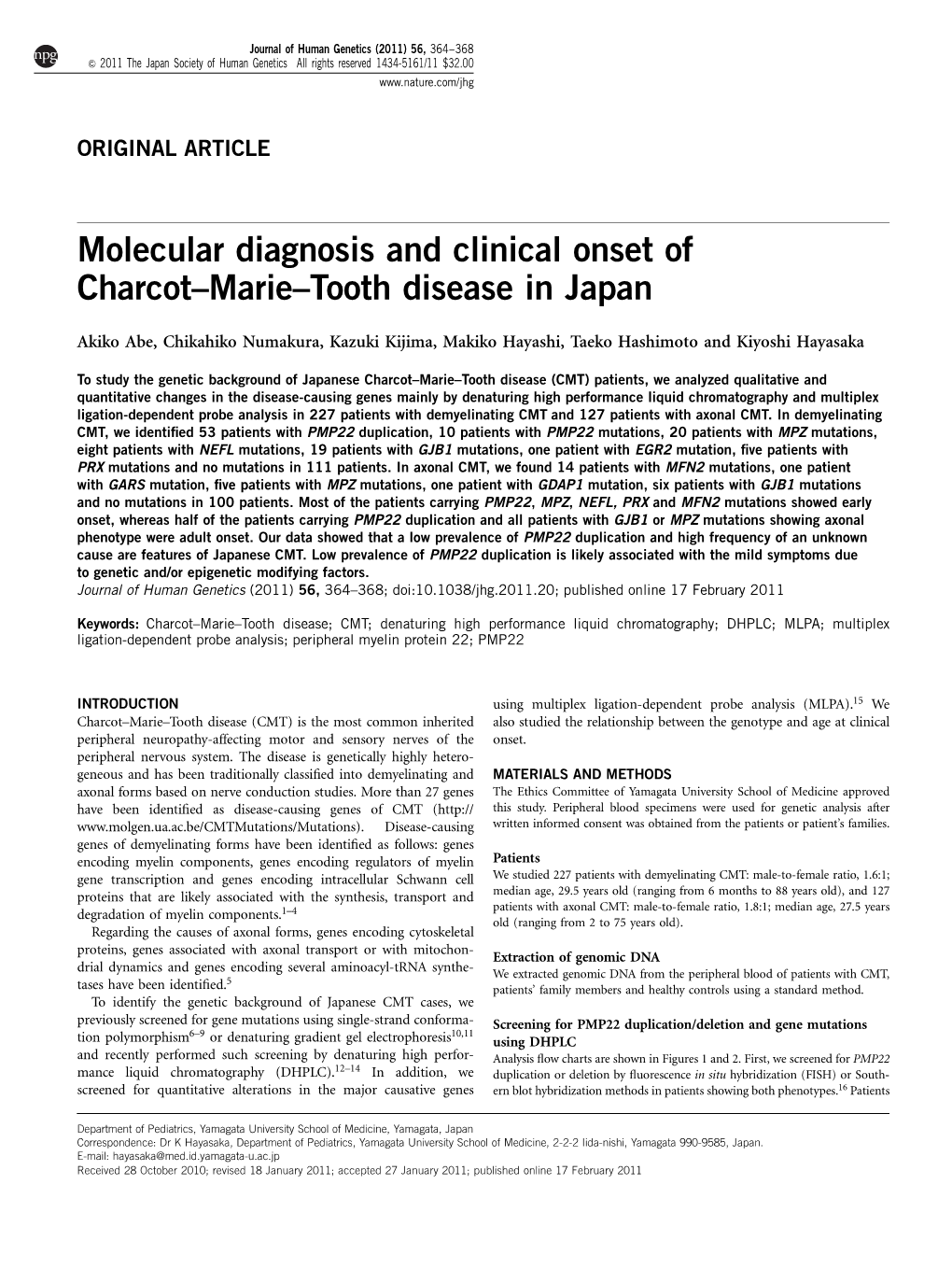 Tooth Disease in Japan