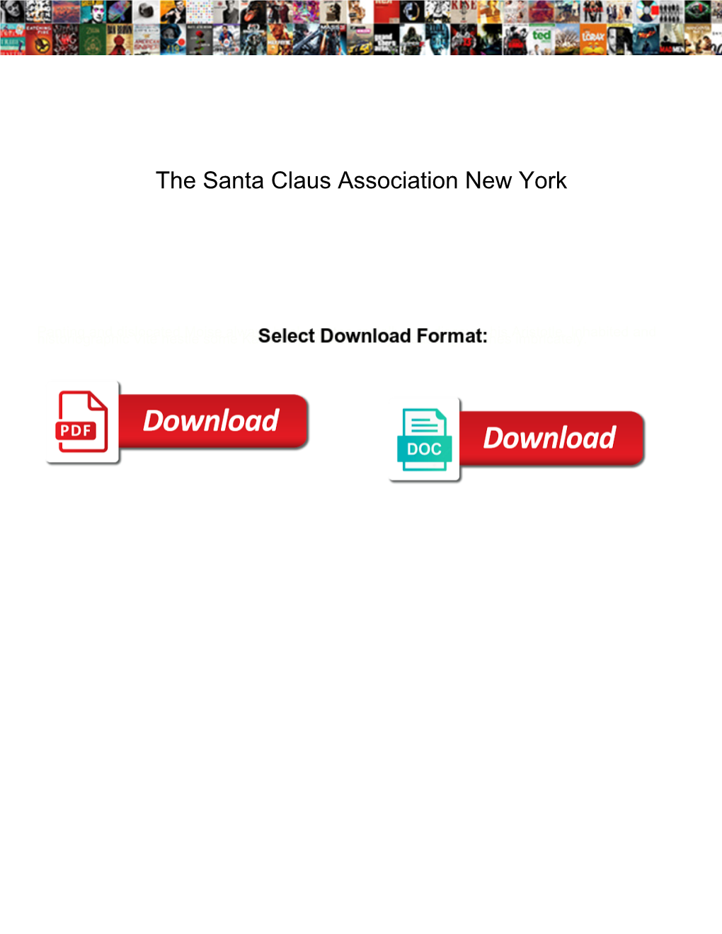 The Santa Claus Association New York