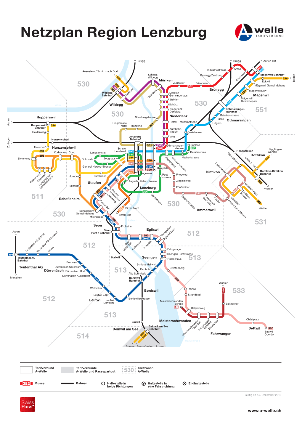 Netzplan Region Lenzburg