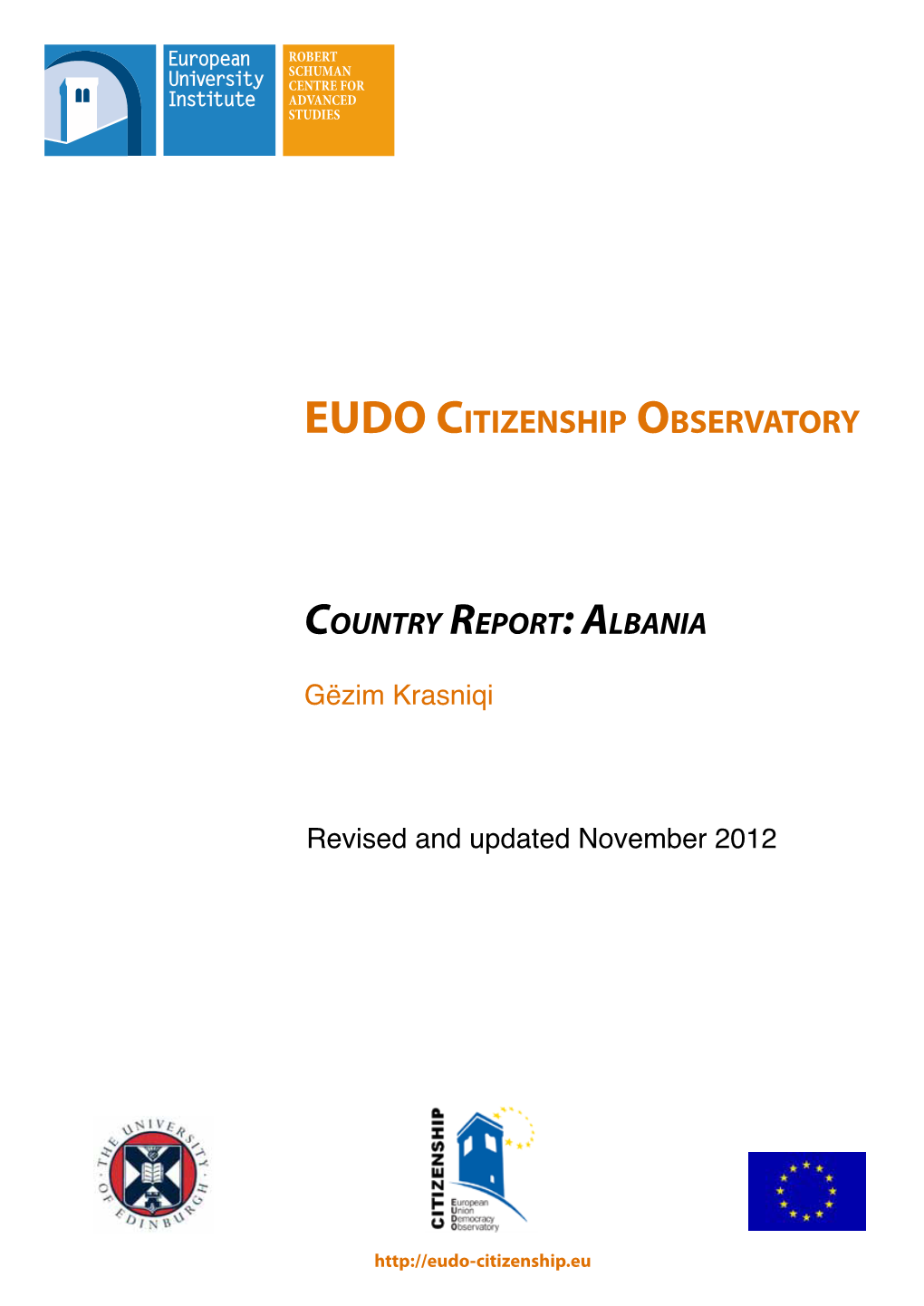 Eudo Citizenship Observatory Country Report: Albania