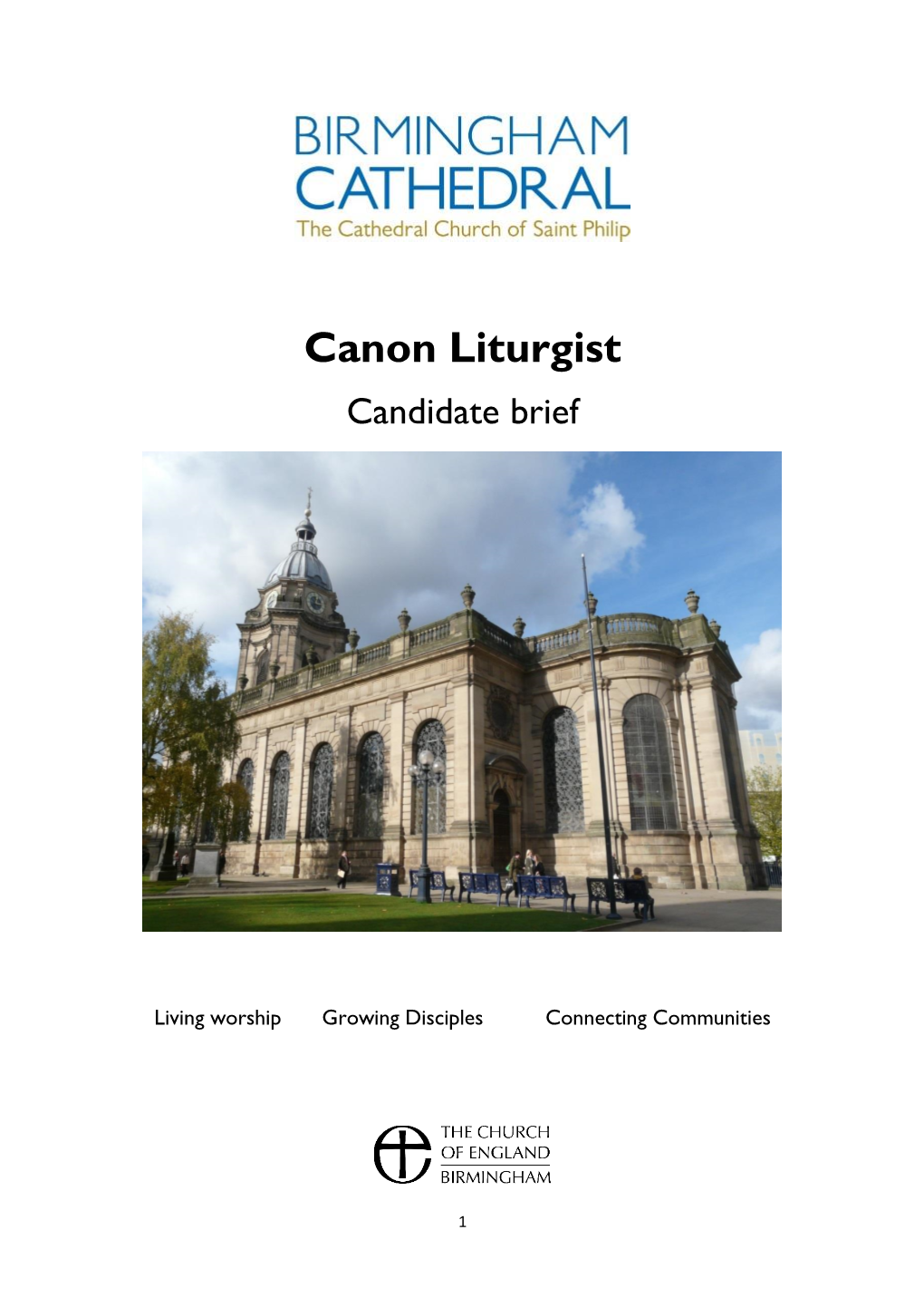Canon Liturgist Candidate Brief