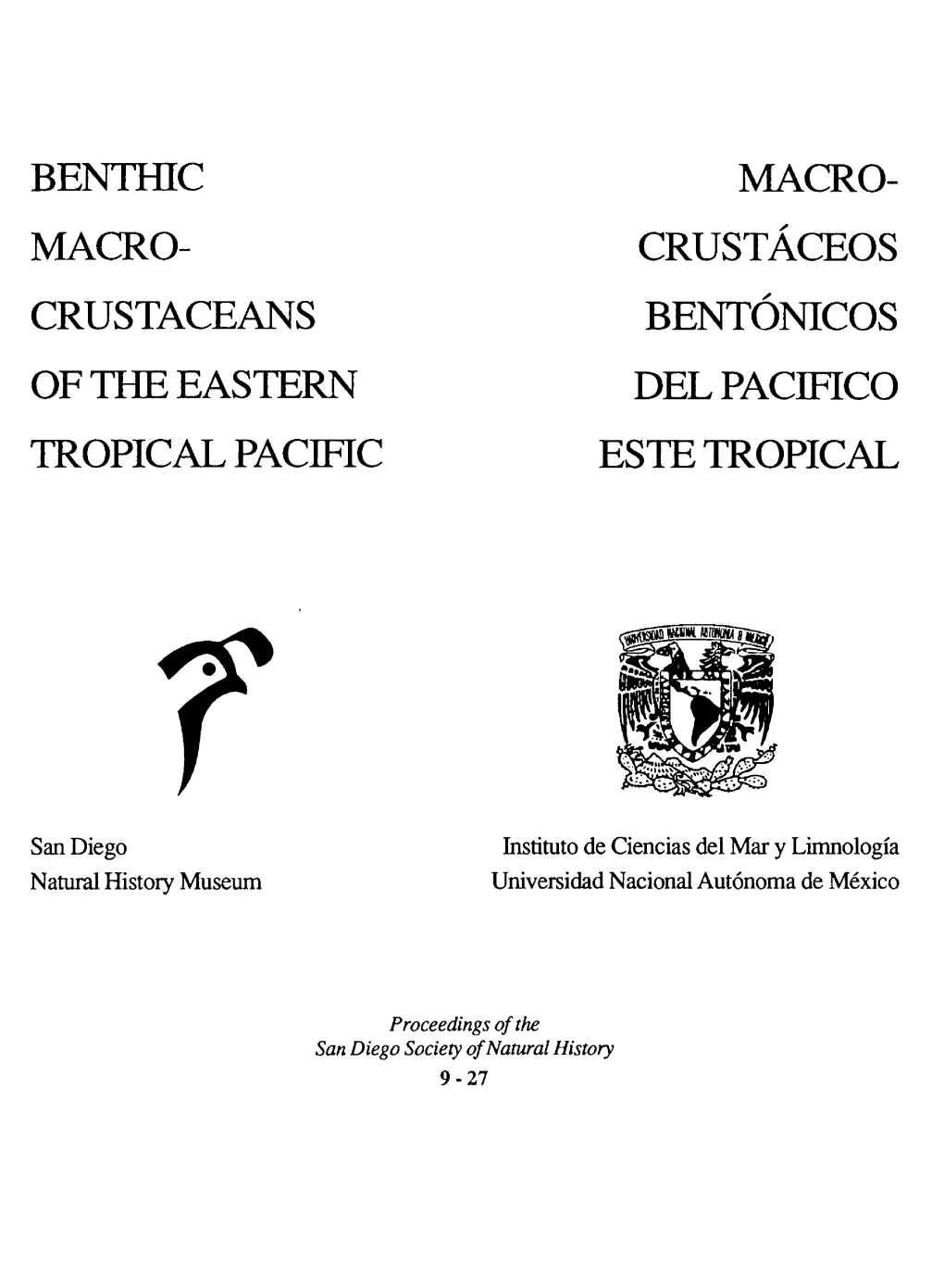 Crustaceans of the Eastern Tropical Pacific Macro