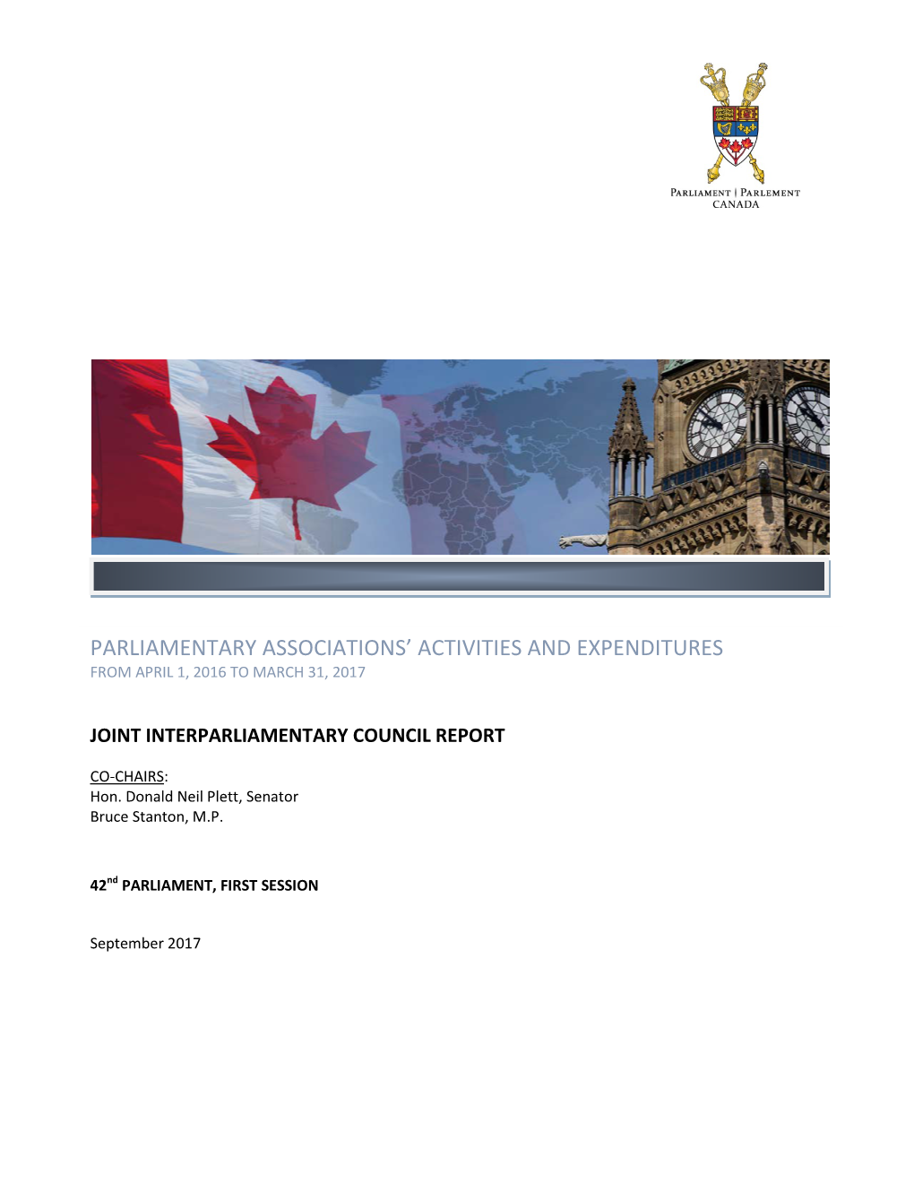 Parliamentary Associations' Activities and Expenditures