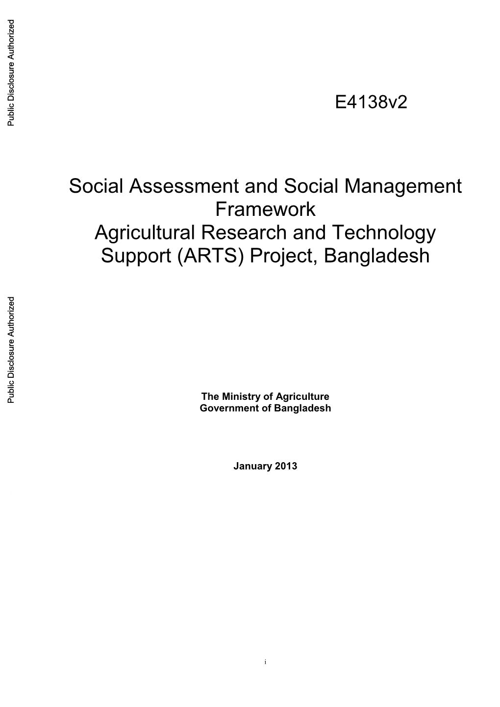 World Bank Document