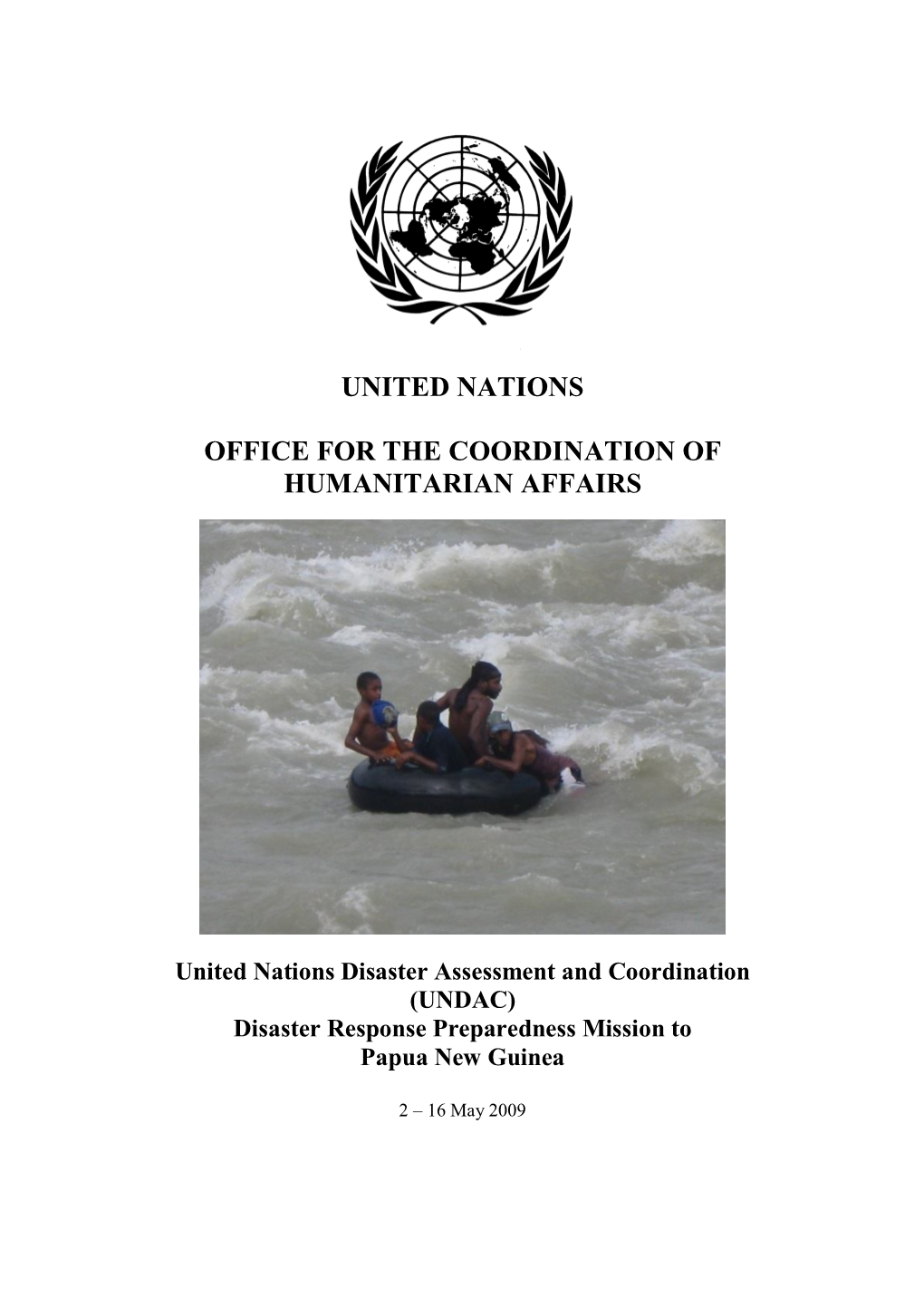 United Nations Office for the Coordination of Humanitarian Affairs