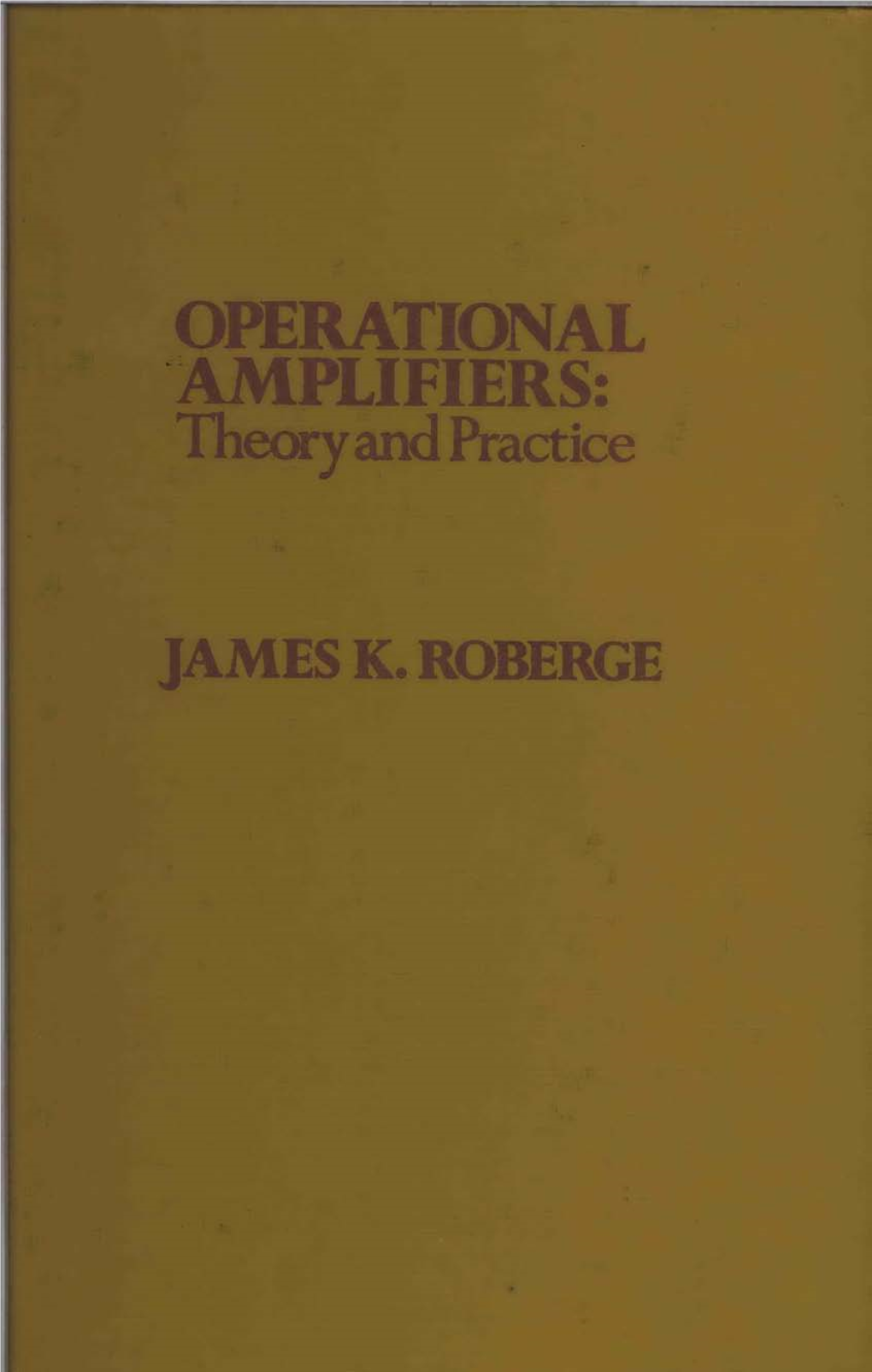 Operational Amplifiers: Chapters