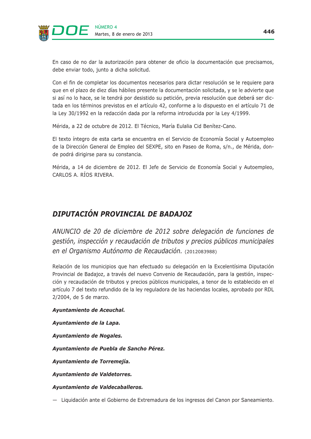 Diputación Provincial De Badajoz