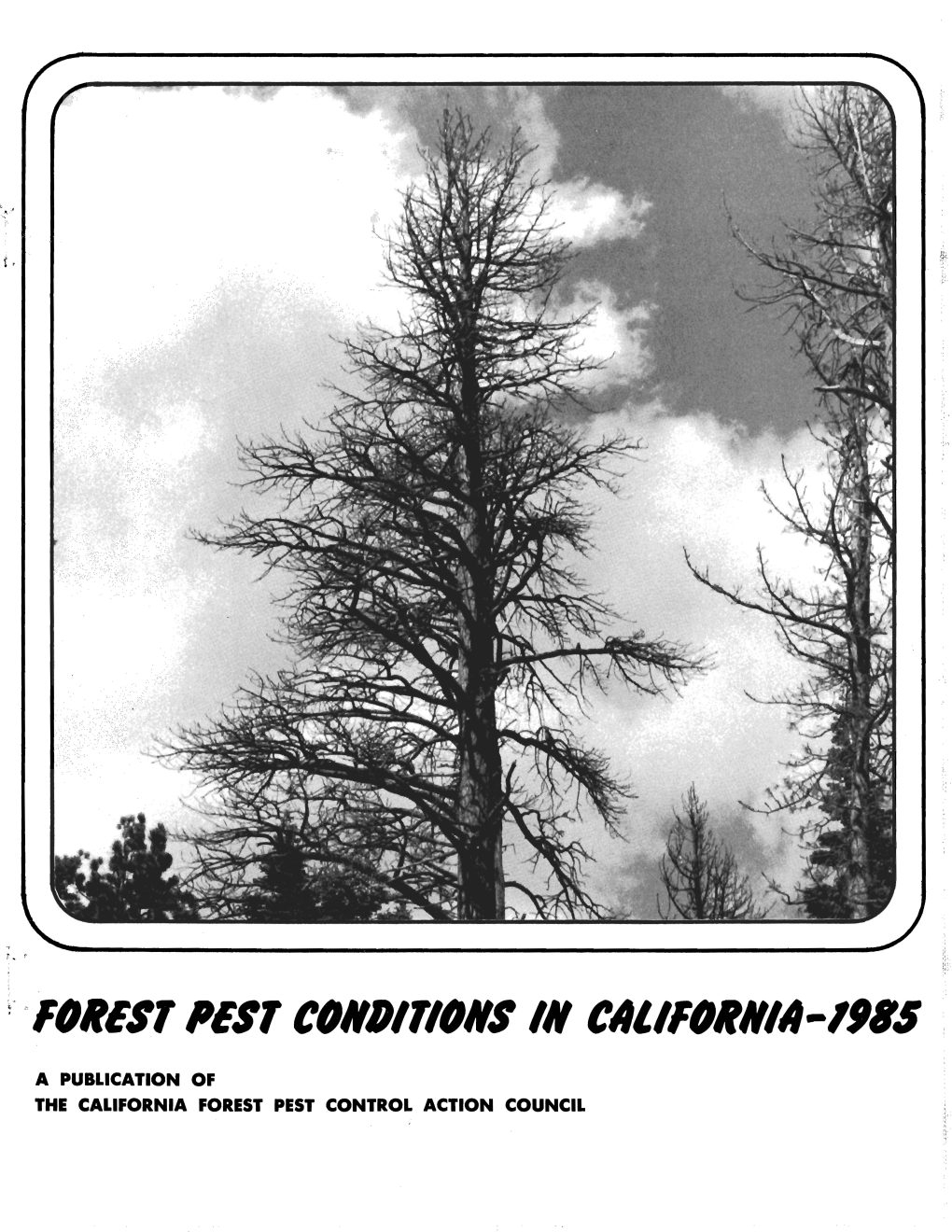 Forest Pest Conditions in California, 1985