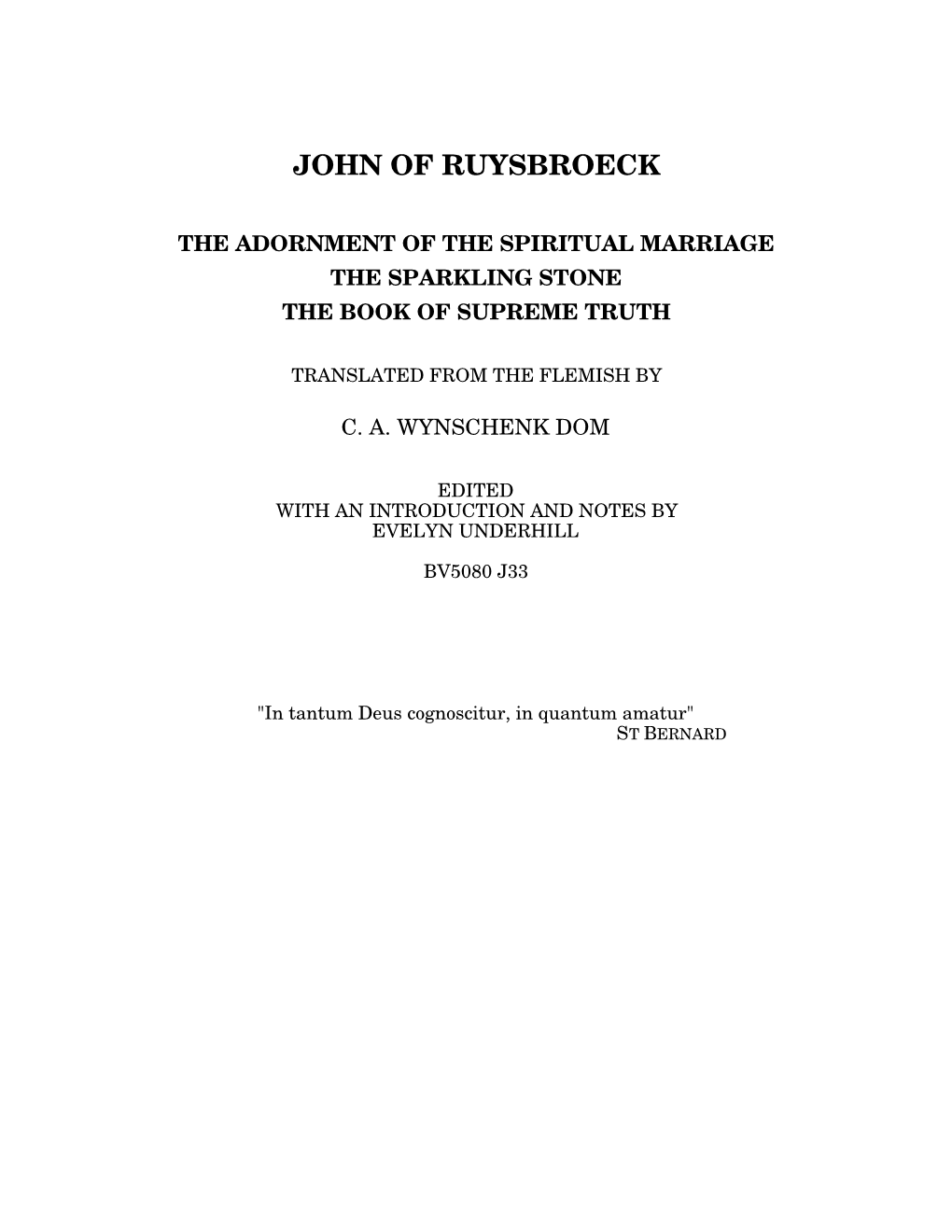 John of Ruysbroeck