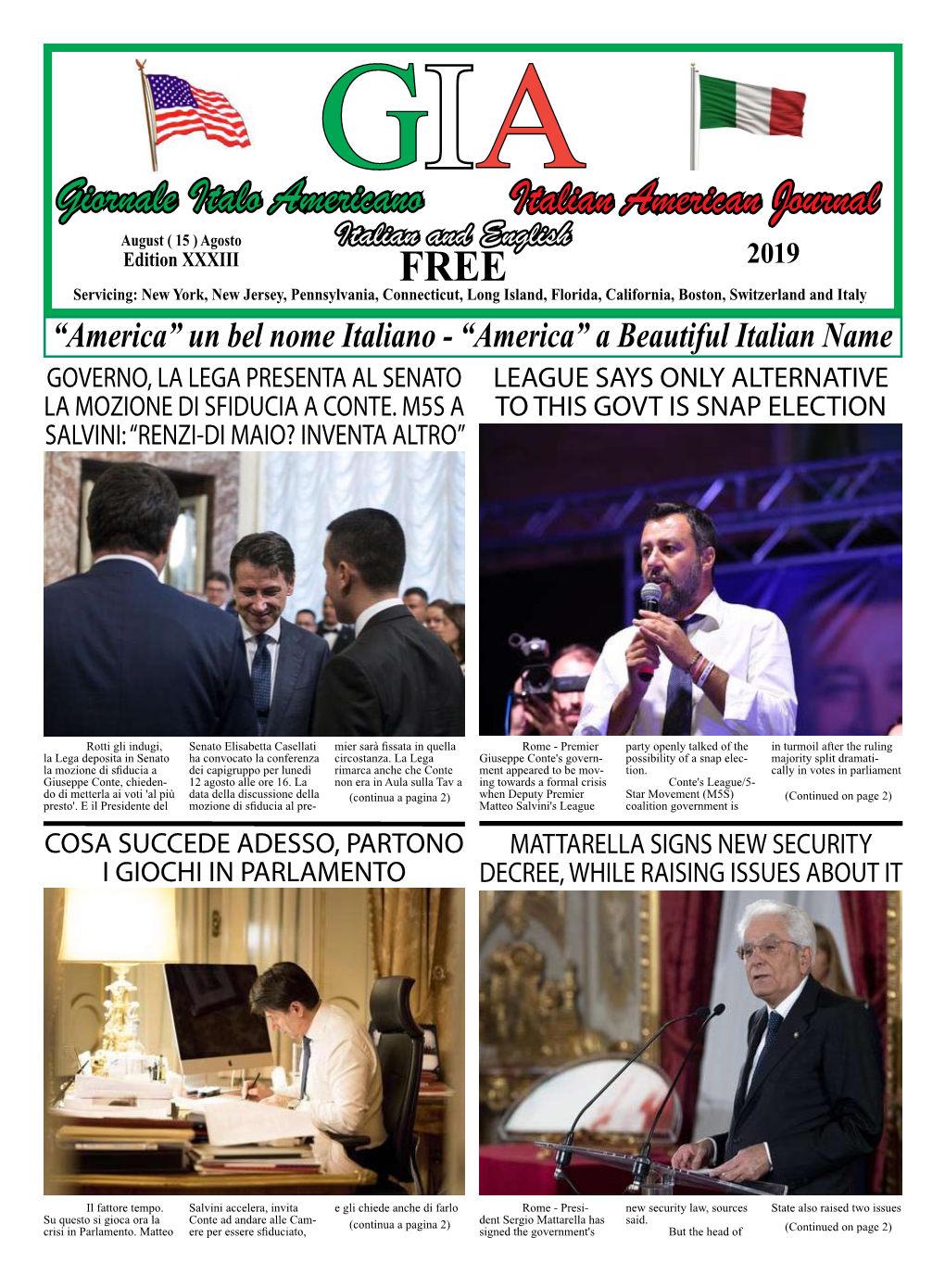 Italian American Journal Giornale Italo Americano