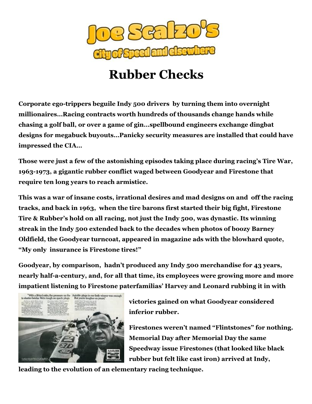 Rubber Checks