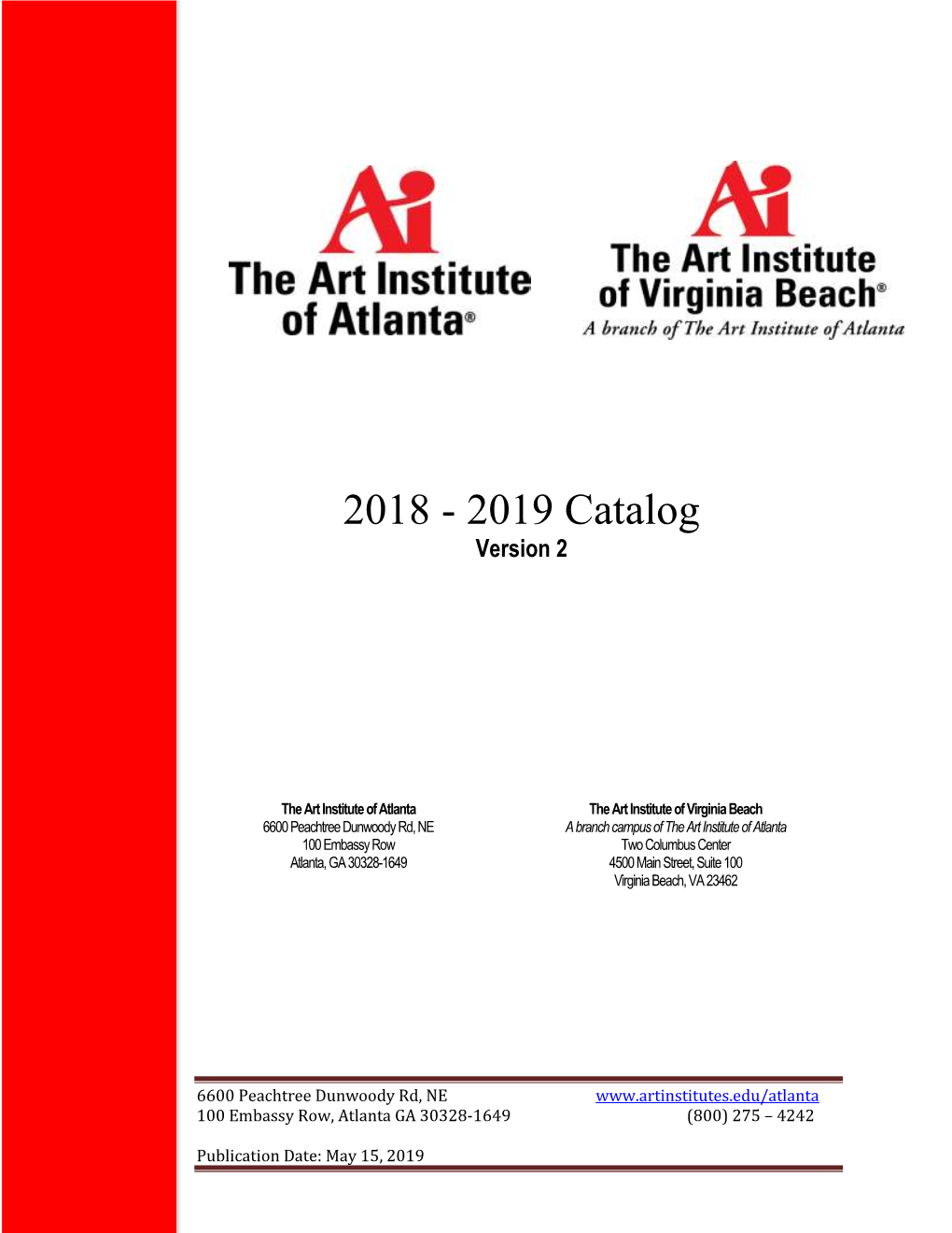 2019 Catalog Version 2