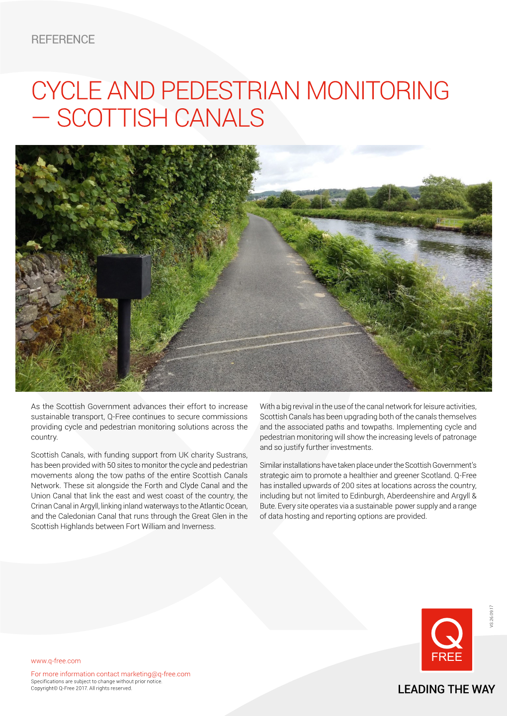 Cycle and Pedestrian Monitoring — Scottish Canals