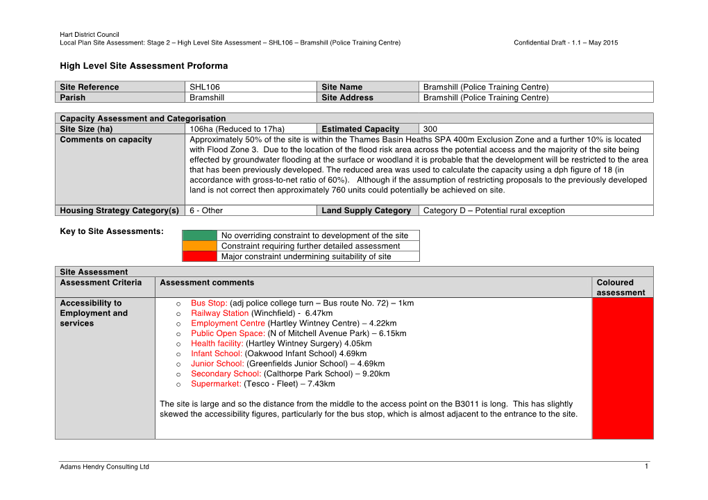 SHL106 Bramshill Police Training Centre.Pdf