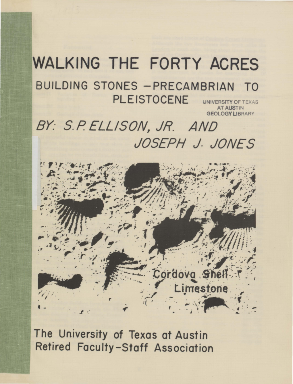 Walking the Forty Acres Building Stones -Precambrian To