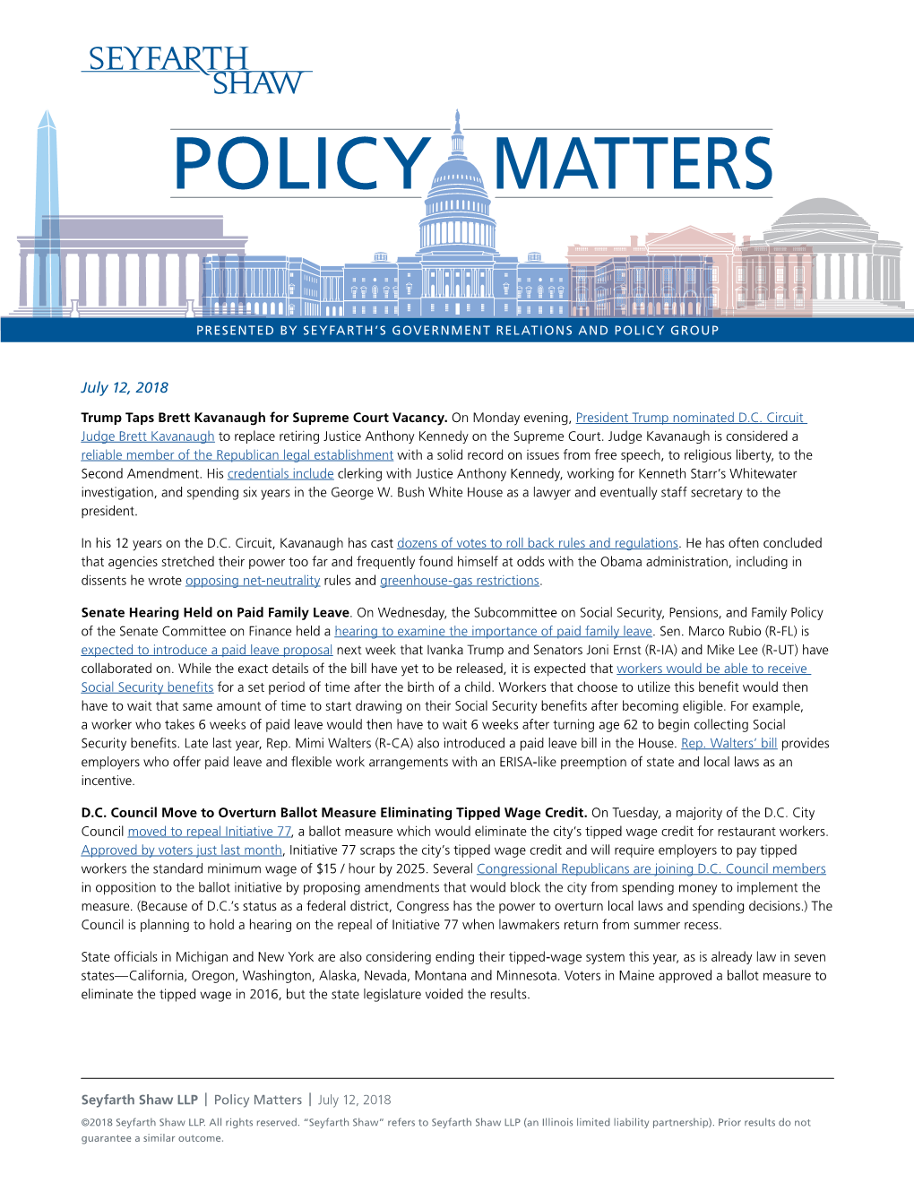 Policy Matters