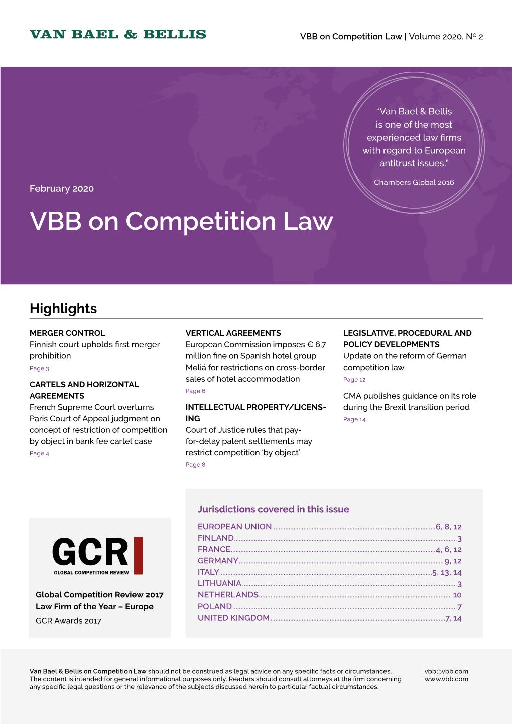 VBB on Competition Law | Volume 2020, NO 2