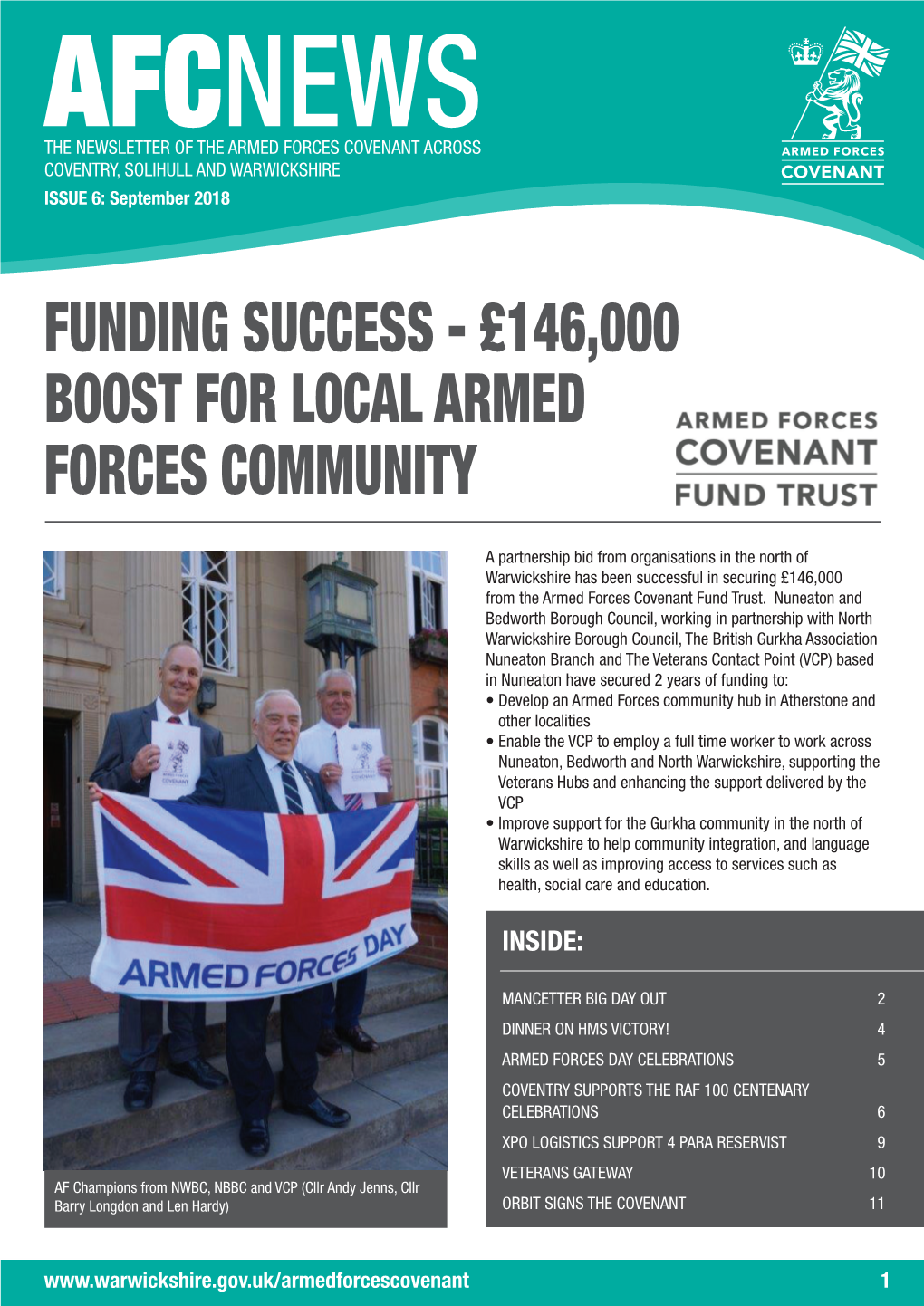 146000 Boost for Local Armed Forces Community