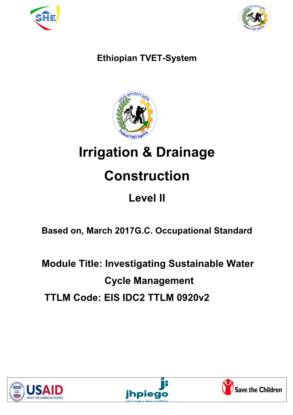 Irrigation & Drainage Construction