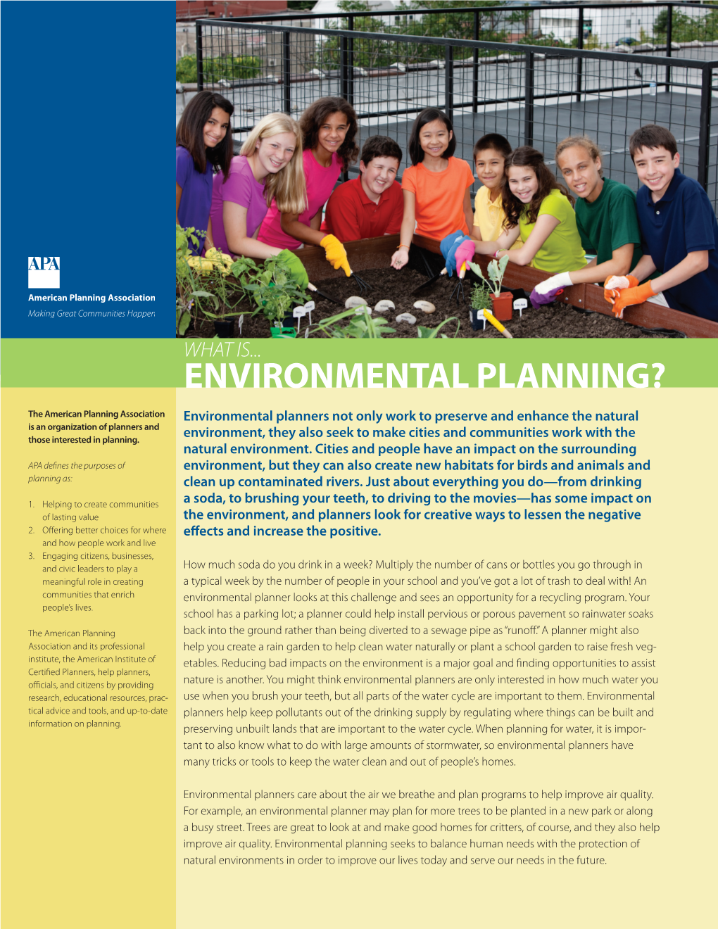 What Is Environmental Planning