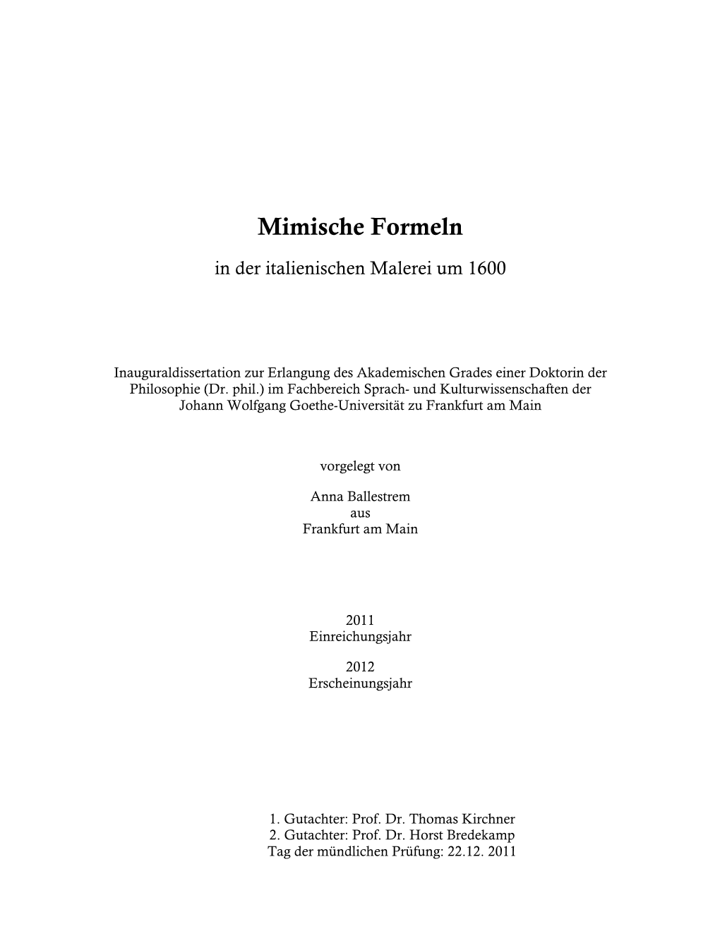 Mimische Formeln